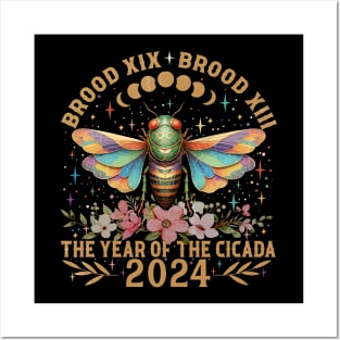 Cicada Lover Brood XIX Brood XIII Year Of The Cicada 2024 Posters and Art